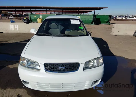 2001 Nissan Sentra Gxe from USA, damaged, VIN 3N1CB51D01L436554